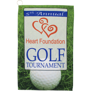 1625FCGOLF-FD - 1625 Full Color Golf Towel Includes Hook/Grommet Collections For Sale
