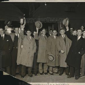 1931 Press Photo New York Giants Gayland Turner,Mike Bolaski,Francis Healey Free Shipping Cost