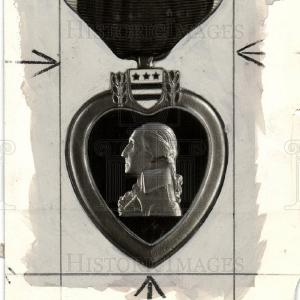 1931 Press Photo Purple heart Medal honor Outlet Brand New Unisex