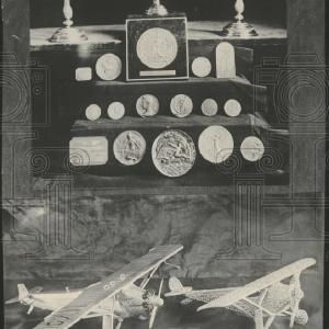 1928 Press Photo Trophies View For Sale