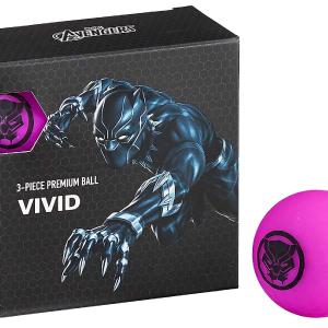 Volvik Vivid Marvel Black Panther Golf Balls 4 Pack Fast Delivery Sale Online
