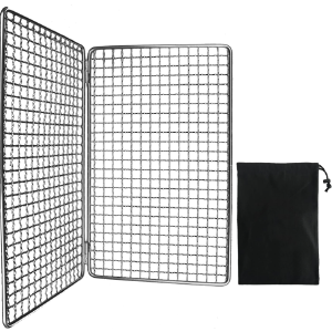 304 Stainless Steel Foldable Grill Grate, Welded Stainless Steel Mesh (Camping Fire Rated) Discount Authentic Online
