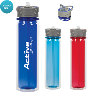 HYDRATE - 20 Oz Hydrate Double Wall Tritan Water Bottle Free Shipping With Paypal