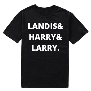 Landis Harry Larry - "&" - T-Shirt - Black Outlet The Cheapest