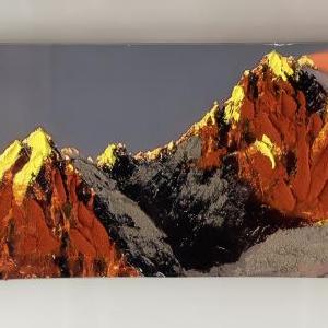 Snowboard - Mountains (Dusk/Dawn) - Orange Buy Cheap Sast
