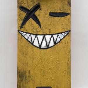 Skateboard - Smile Wink - Yellow Clearance Store For Sale