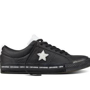 Zapatilla Converse One Star Ox Lthr Converse Bk/Wht/Bk Popular Online