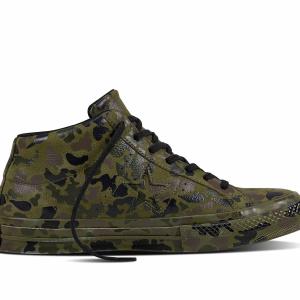 Zapatilla Converse One Star Utility Hombre Camo Verde Visa Payment For Sale