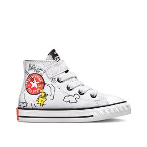 Zapatilla Converse Chuck Taylor Hi Peanuts Infantil Blanco Cheap View