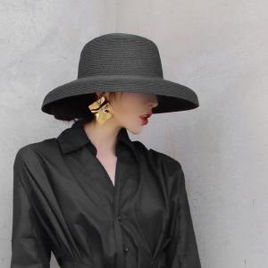 Timeless Hepburn-Style Vintage Oversized Summer Hats Cheap Sale