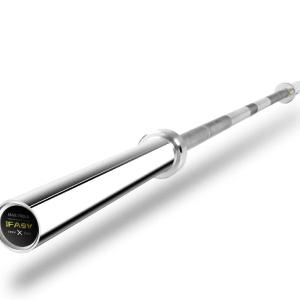 Barbell Bar For 2" Olympic Plates, Home Gym Weightlifting Bar 4Ft Solid Chrome Weight Bar 5Ft Fitness Training Curl Barbell 7.2Ft - Silver Visit New Sale Online
