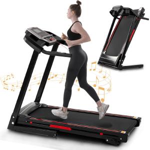 Folding Treadmills For Home - 3.5Hp Portable Foldable With Incline, Electric Treadmill For Running Walking Jogging Exercise With 12 Preset Programs, Indoor Workout Training Space Save Apartment, App - In China