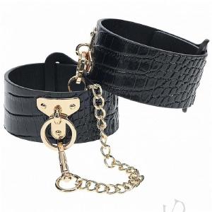 Ouch Rome Coll Leg Cuffs Black Cheap Sale With Mastercard