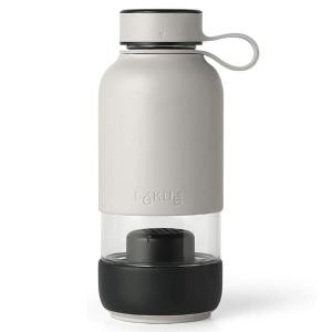 Lekue Bottle To Go reusable glass filtered water bottle,18 ounce, White Cheap Sale Good Selling