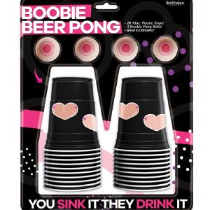 Boobie Beer Pong With Credit Card