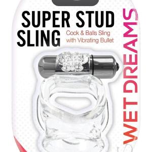 Wet Dreams Super Stud Sling Clear Cheap Buy Authentic