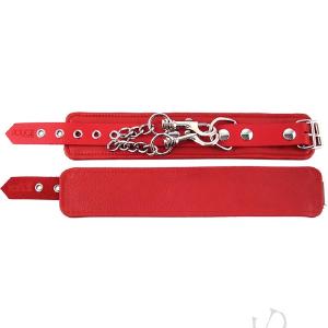 Rouge Plain Wrist Cuffs Red Free Shipping Huge Surprise