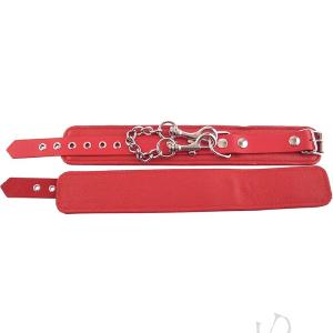 Rouge Plain Ankle Cuff Red Professional Cheap Pice