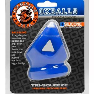 Tri-sqeeze Cocksling/ballstretcher Blue Free Shipping Get To Buy