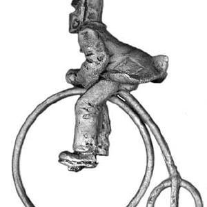 (PAXGR01) Ned Kelly on penny-farthing bicycle Safe Shopping Cheap Online