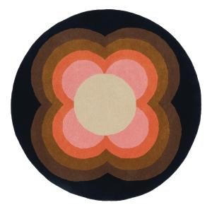 Orla Kiely Handtufted Round Rug in 100% Pure New Wool - Stylish Mid-Century Modern Design for Home Buy Cheap Low Shipping Fee