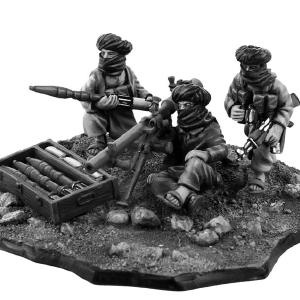(100MOD075) 28mm Afghan recoilless rifle team Free Shipping 2025
