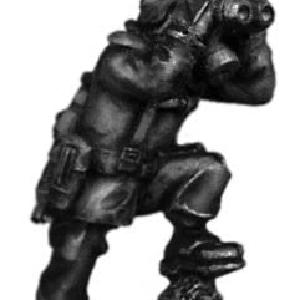 (100MOD028) German Bundeswehr NCO/Spotter with MP7 & gas mask 2025 New For Sale