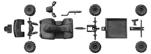 (100MOD051b) Australian SAS, Ballistic helmet, on quad bike Buy Cheap Websites