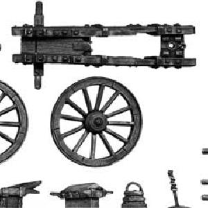 (100WFR101) French 8-pdr. gun, with equipment Buy Cheap Nicekicks