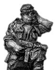 (300ICW15) Legionnaire Radio Operator in bush hat Cheap Sale Store