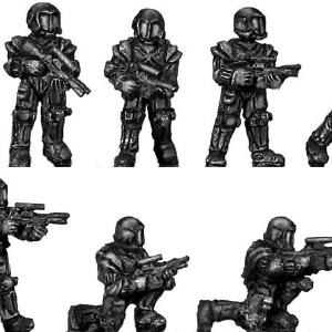 (300SCI10) Venturan Trooper with assault rifle Deals Cheap Online
