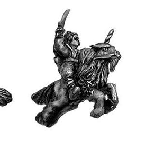 (400FAN38) Chinese Swordsmen mounted on Ki-Rin Outlet Nicekicks