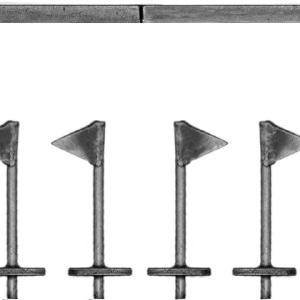 (100SOC05) Goals (x2) and corner flags (4) Outlet Top Quality