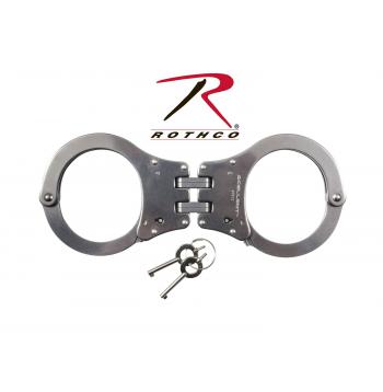NIJ Approved Stainless Steel Hinged Handcuffs Discount With Mastercard