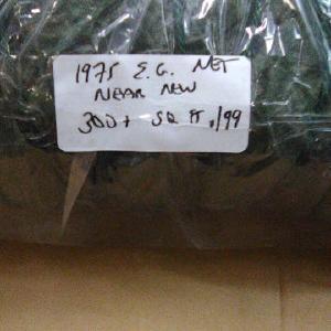 Surplus East German 300 sq/ft Paper Camo Netting Footlocker Pictures Online