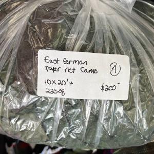 Surplus East German 225 sq/ft Paper Camo Netting The Cheapest For Sale