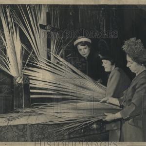 1949 Press Photo Altar Guild Palm Sunday Episcopal Hats Looking For Sale Online