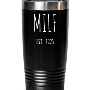 MILF 2023 Insulated Drink Tumbler Travel Cup Funny Gift Sale Affordable