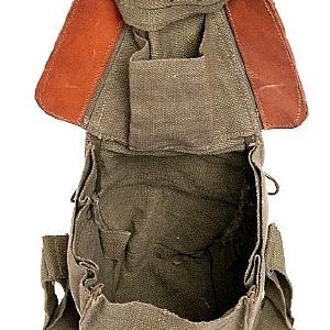 Vintage Belgian M51 Gas Mask Haversack Carrier Discount Big Discount
