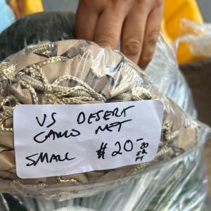 Vintage US 20 sq/ft Desert Camo Netting Sale Enjoy