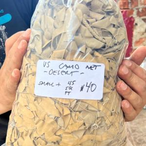 Vintage US 45 sq/ft Desert Camo Netting Footlocker For Sale