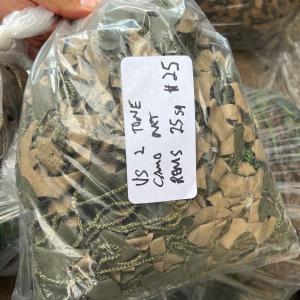 Vintage US 25 sq/ft 2 Tone Camo Netting Free Shipping Big Discount