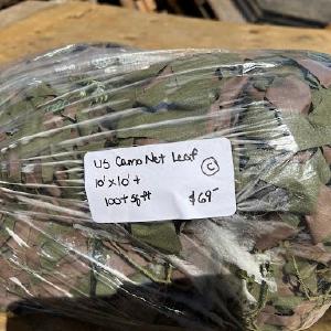 Vintage US Military 100 sq/ft "Leaf" Camo Netting Big Discount Online