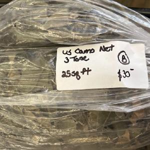 Vintage US Military 25 sq/ft 3 Tone Camo Netting Latest Cheap Online