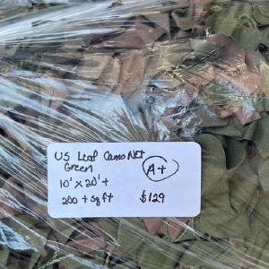 Vintage US Military 200 sq/ft "Leaf" Camo Netting Fashion Style Cheap Online