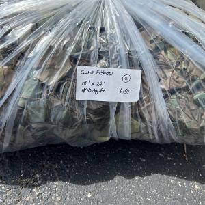 Vintage US Military 400 sq/ft "Fish Net" Camo Netting For Sale Free Shipping