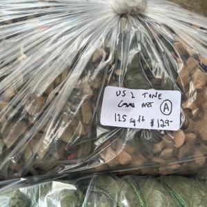 Vintage US Military 125 sq/ft 2 Tone Camo Netting Low Pice Fee Shipping