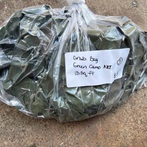 Vintage US 15 sq/ft Green Camo Netting Grab Bag Buy Cheap Footlocker