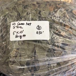 Vintage US Military 50 sq/ft 3 Tone Camo Netting Sale Manchester Great Sale