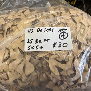 Vintage US 25 sq/ft Desert Camo Netting Discount Best Place